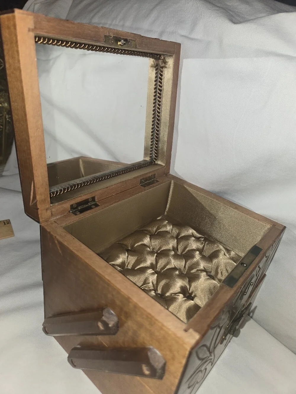 Vintage Jouets weber Musical Double Jewelary Box